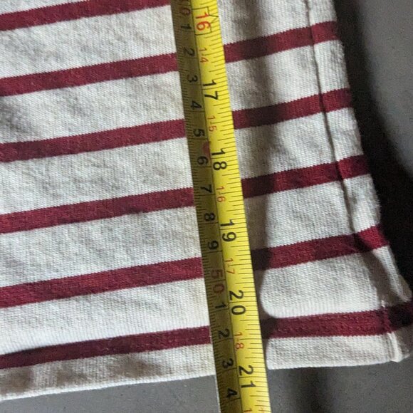 Sezane Red and White Striped Long Sleeve Tee - Picture 13 of 16